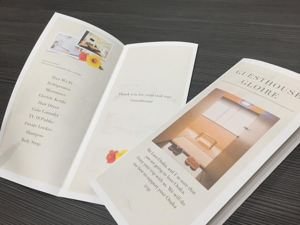 Guest House Gloire Osaka Bagian luar foto